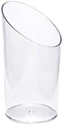 Bluesky Trading MiniWare Clear Angled Cups, 2.5 oz (Pack of 10) - Elegant Design | Perfect for Every Special Occasion