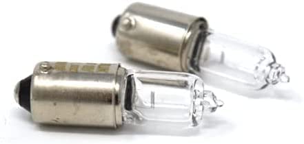 MSA BA9S Clear White Replacement T4W Instrument Panel Gauges Dash Light Bulb 12V