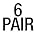 6 Pair