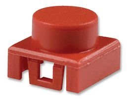 C & K COMPONENTS BTNK0240 CAP, 8MM, RED, FOR KSA/KSL SERIES (10 pieces)