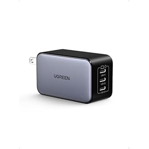 UGREEN Type-C 充電器 USB-C*3 PD3.0 急速充電器 65W GaNInfinity 窒化ガリウム PPS規格対応 X556