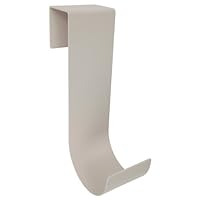 MIDE Products 2310T-2 Aluminum Pool Accessory Hooks Pair, Fits 1-3/4-Inch to 2-1/8-Inch Wide Fences, 10-Inch Long, Tan/Beige