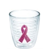 Tervis 1100533 Pink Sequins Ribbon Insulated Tumbler with Em