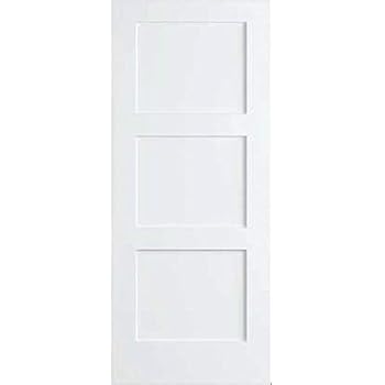 Amazon.com: 3-Panel Door, Kimberly Bay Interior Slab Shaker White