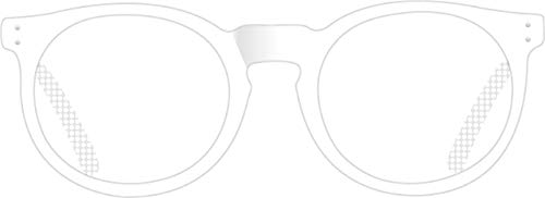 HI-LITES Special Effect Glasses-HEART Effect Lenses (White) - Designer Style - Thumbnail 2