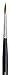 da Vinci Watercolor Series 35 Maestro Paint Brush, Round Long Taper Kolinsky Red Sable, Size 3 (35-03)
