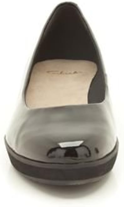 clarks compass zone black patent