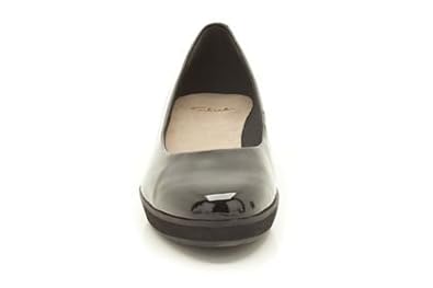 clarks compass zone black patent