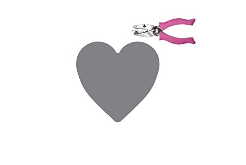 Fiskars 23607097J Heart Hand Punch, 1/4 Inch, Pink