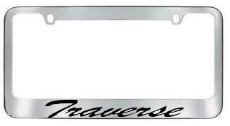 Traverse Script License Plate Frame