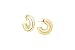 JANIS BY JANIS SAVITT High Polished 18K Yellow Gold Plated Small Lightweight Hoop Earrings for Women