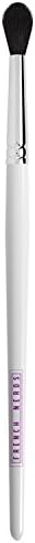 Eyeshadow Blending Makeup Brush - Powder or Cream - Oval Tip for Eye Crease Shadow Make Up - Soft Goat Hair Bristles with Wooden Handle - French Nerds