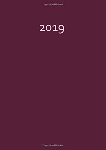 MY BIG FAT CALENDAR 2019 - blackberry - 1 day per page, DIN A4