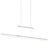 EGLO Tarandell Led-hanglamp met 2 lichtpunten, dimbaar, in hoogte verstelbaar, moderne hanglamp van aluminium, staal en…