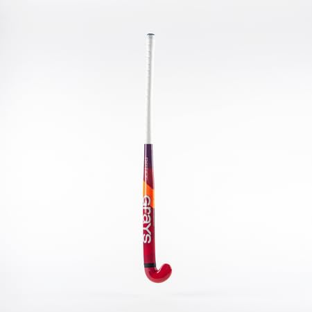 GRAYS Riptide Ultrabow Junior Wooden Hockey Stick - Red/Navy (32")