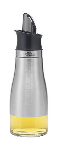 Purplecrown Olive Oil Dispenser,10 OZ/300ML Syrup Dispenser With Automatic Cap, vegetable oil, vinegar, cooking wine