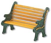 Department 56 Accessory Wrought Iron Park Bench, 1.5", Metal, General Village Christmas, Holiday Collectible Buildings, 52302