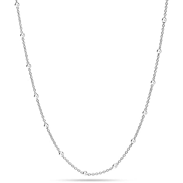 アクセサリー [el-1] Extra Long Necklace silver UNIQUE Silver Plated 20