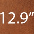 StilGut Pencil Holder, Genuine Leather Sleeve with Charging Slot (for Lightning Adapter) for Apple Pencil, compatible with Apple iPad Pro 12.9 " Cases, Cognac Vintage