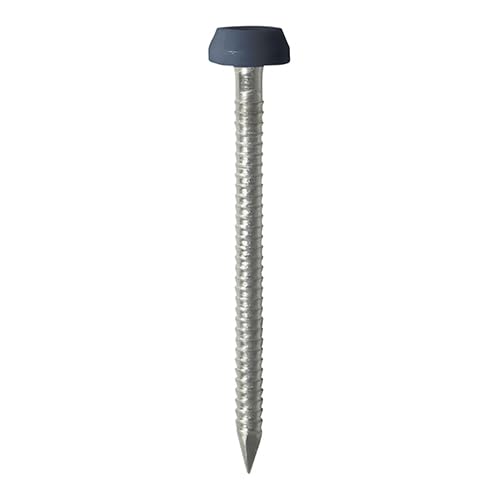 Anthracite Grey 40mm Poly Top Pins (Pack of 50) UPVC Nails Polymer