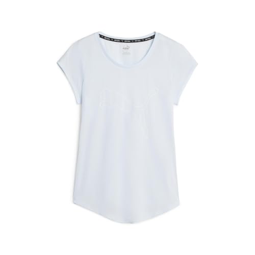 PUMA(プーマ) 半袖 Tシャツ トレーニング ドライ パフォーマンスヘザーキャットTシャツW 520614【Amazon.co.jp限定】 レディース 24年春夏カラー アイシー ブルー ヘザー(69) S