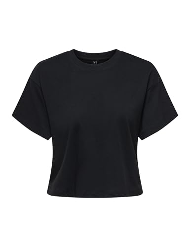 ONLY Damen Onlbolette Life S/S Lace Mix Top JRS, Bright White, Large