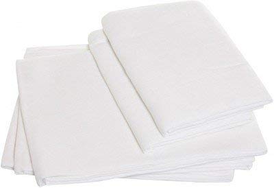 Tiny Care Square Baby Large Nappies (White, 9-12 Months) - Pack of 5
