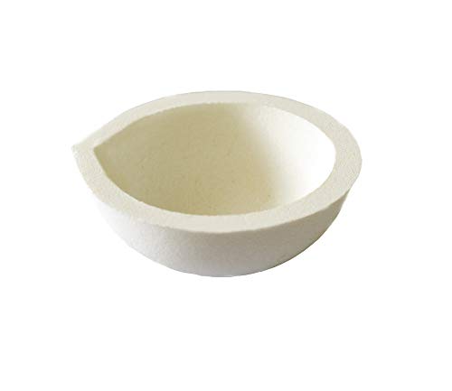 Quartz Crucible Bowl Dish Cup Furnace Melting Casting Refining Gold Silver (100g)