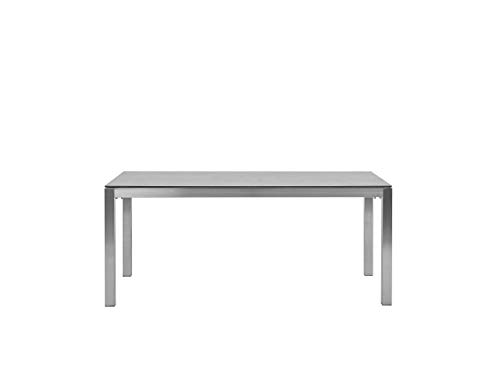 Modernes Gartenmöbel Set Tisch 180 cm in Betonoptik 6 Stühle in Grau Grosseto – Bild 7