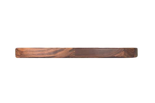 Pandapark Wooden Cutting Board,American Hardwood Chopping and Carving Countertop Block with Juice Drip Groove (11'' Round)