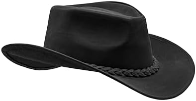 SHAMROCK Leather Cowboy Hat for Men Women Lightweight  display picture 2
