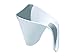 Shnuggle Bath Rinse Jug | Soft Rim Baby & Toddler Shampoo Rinser | Bath Hair Rinsing Cup | Hair Wash Jug with Handle | Essential Bath Accessories | White/Grey