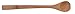 Wooden Spoons 1.25W x 6.5L inches - Brown Sturdy Wooden Kitchen Utensil - 12 Piece Set