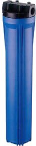 20" Std Housing, Blue/Black, 3/4" in/out, w/ Pressure Relief