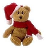 Ty Jingle Beanies 1997 Holiday Teddy - Bear