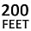 200 Feet