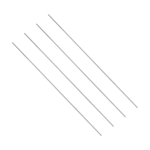 MECCANIXITY 4 Pcs Titanium Round Rod, (2mm) 0.08" Dia (153mm) 6" Length at Amazon