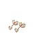 HONEYCAT Tiny Heart Stud Earrings in 18k Rose Gold Plated | Minimalist, Delicate Jewelry (RG)