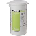 MetriTest 1.8% Glutaraldehyde Concentration Indicator Pad Test Strips, Single Use, 10-304 - Bottle of 60