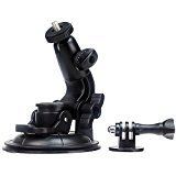 EXSHOW Suction Cup Camera Mount,1/4-20 Thread Heavy Duty Full Rotation Car Windshield and Any Smooth Surface Holder for GoPro Hero 5,4,3+,3,2,1 and Other Cameras