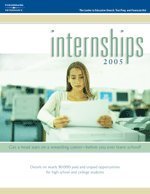 Internships 2005 (Peterson's Internships)