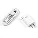 Samsung Galaxy Mega 6.3 Adaptive Fast Charger Micro USB 2.0 Cable Kit! True Digital Adaptive Fast Charging uses dual voltages for up to 50% faster charging!