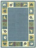 Joy Carpets Kid Essentials Infants & Toddlers Baby Blues Rug, Soft, 5'4" x 7'8"