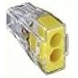 Wago 773-166 Push Wire Connector - 600V Clear, 6 Conductor, 50 Per Box