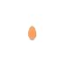 CAETLE®1 Pcs Orange Supper Micro Mini Size Water drop Beauty Flawless Makeup Blender Comestic Sponge Puff for Professional Detail Special Part Eyebrow Make Up