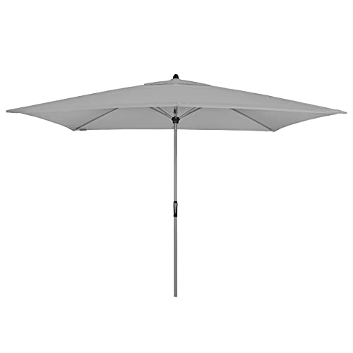 Doppler Active Auto Tilt 300x200 – Moderner Kurbel Sonnenschirm – Knickbar – ca.300x200 cm – hellgrau – Bild 4