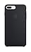 Anti-Drop iPhone 8 Plus / 7 Plus (5.5Inch) Liquid Silicone Gel Case, TOSHIELD Soft Microfiber Cloth Lining Cushion for iPhone 8 Plus and 7Plus (Black)
