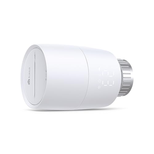 TP-Link smartes Heizkoerperthermostat - Erweiterungseinheit, benoetigt Kasa Hub, Heizungssteuerung (Kasa App, Zeitplaene, Geofencing, Fensteroeffnungserkennung), Matter, Alexa, Apple Home