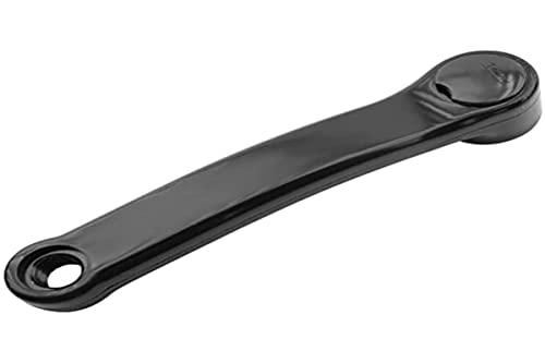 Manivelle de vélo Gauche en Acier laminé Noir (170 mm)