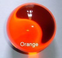 Rock Ridge 76mm Orange Acrylic Contact Juggling Ball